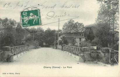 CPA FRANCE 89 "Charny, le pont"