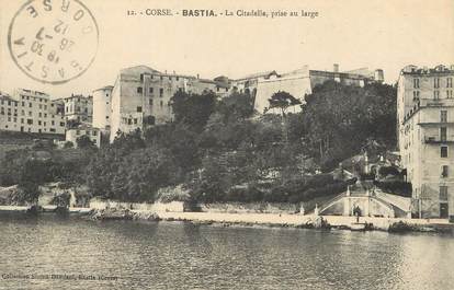 / CPA FRANCE 20 "Bastia, la citadelle prise au large"