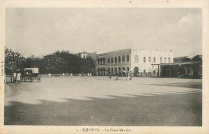 CPA DJIBOUTI "La Place Ménélik"