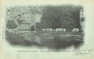 84 Vaucluse CPA FRANCE 84 "Fontaine de Vaucluse, le square du jardin de Pétrarque"