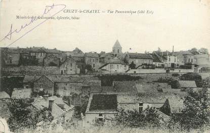 CPA FRANCE 89 "Cruzy le Chatel, vue panoramique"