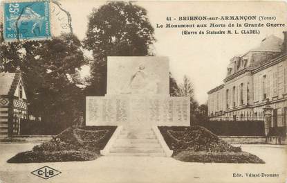 CPA FRANCE 89 "Brienon sur Armaçon, le monument aux morts"