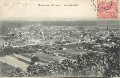 CPA FRANCE 89 "Bassou sur Yonne, vue générale"