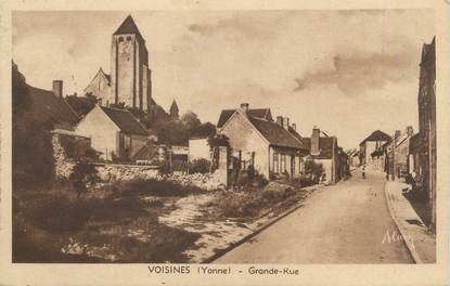 CPA FRANCE 89 "Voisines, grande rue"