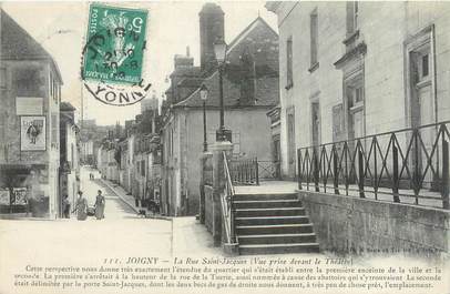 CPA FRANCE 89 "Joigny, la rue Saint Jacques"