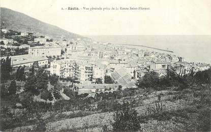 / CPA FRANCE 20 "Bastia, vue générale prise de la route de Saint Florent "