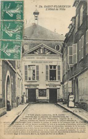 CPA FRANCE 89 "Saint Florentin, l'hôtel de ville"