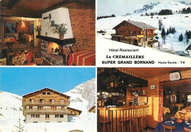 CPSM FRANCE 74 "Super Grand Bornand, hôtel restaurant La Crémaillère"