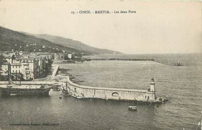 / CPA FRANCE 20 "Bastia, les deux  ports"