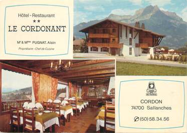 CPSM FRANCE 74 "Sallanches, hôtel restaurant Le Cordonant"