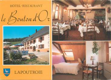 CPSM FRANCE 68 "Lapoutroie, hôtel restaurant Le Bouton d'Or"