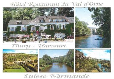 CPSM FRANCE 14 "Thury Harcourt, hôtel restaurant du Val d'Orne"