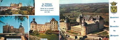 CPSM LIVRET FRANCE 24 "Le Château de Hautefort"