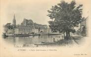 89 Yonne CPA FRANCE 89 "Auxerre, L'Eglise Saint Germain et l'Hotel Dieu"