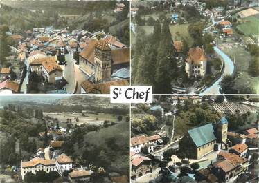 CPSM FRANCE 38 "Saint Chef, vue générale"