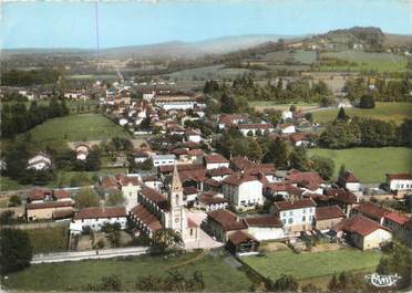 CPSM FRANCE 38 "Saint Siméon de Bressieux, vue générale aérienne"