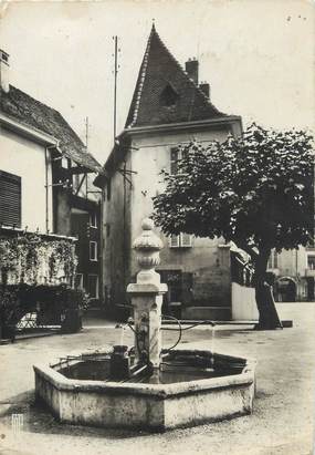 CPSM FRANCE 38 "Pont de Beauvoisin, vieille fontaine"