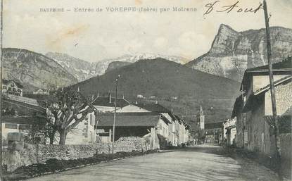 CPA FRANCE 38 "Entrée de Voreppe par Moirans"