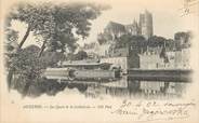 89 Yonne CPA FRANCE 89 "Auxerre, les quais et  la cathédrale"