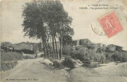 CPA FRANCE 11 "Trèbes, vue générale Nord, l'Orbiel"