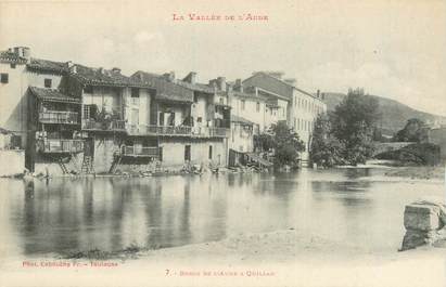 CPA FRANCE 11 "Bords de l'Aude à Quillan"