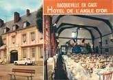 76 Seine Maritime CPSM FRANCE 76 "Bacqueville en caux, hôtel de l'Aigle d'Or"