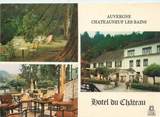 63 Puy De DÔme CPSM FRANCE 63 "Châteauneuf Les Bains, hôtel du Château"