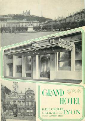 CPSM FRANCE 69 "Lyon, Grand hôtel"
