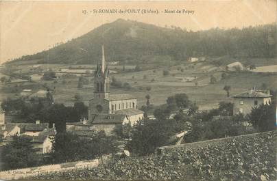 CPA FRANCE 69 "Saint Romain de Popey, Mont de Popey"