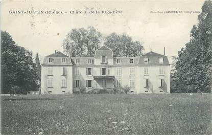 CPA FRANCE 69 "Saint Julien, château de la Rigodière"