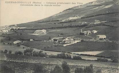 CPA FRANCE 69 "Odenas Brouilly, coteaux produisant des vins renommés"