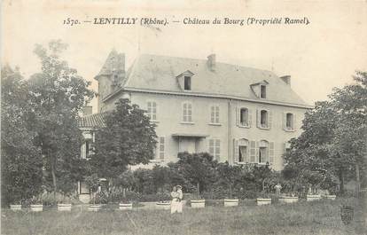 CPA FRANCE 69 "Lentilly, château du Bourg"