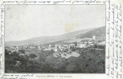 CPA FRANCE 69 "Chevinay, vue générale"