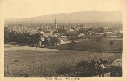 CPA FRANCE 69 "Anse, vue générale"