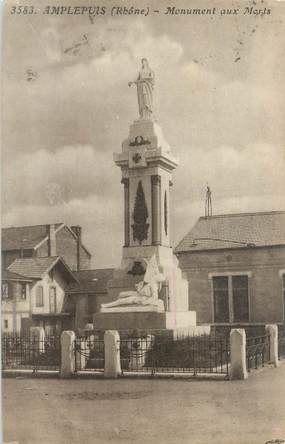 CPA FRANCE 69 "Amplepuis, monument aux morts"