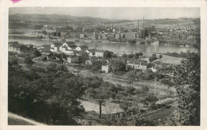 CPSM FRANCE 69 "Givors Bans, vue générale et les hauts fourneaux de chasse"