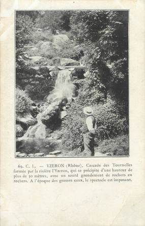 CPA FRANCE 69 "Yzeron, cascade des Tournelles"