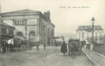 CPA FRANCE 69 "Lyon, gare de Perrache"