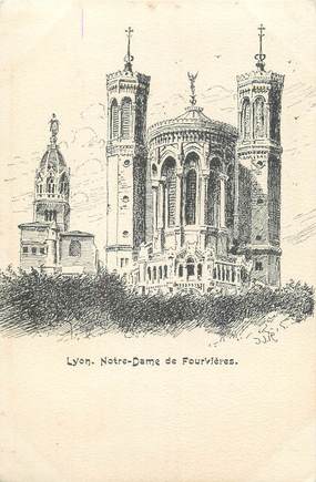 CPA FRANCE 69 "Lyon, Notre Dame de Fourvières"