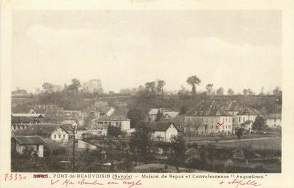 CPA FRANCE 73 "Pont de beauvoisin, maison de repos et convalescence Augustines"