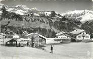 73 Savoie CPSM FRANCE 73 "Crest Voland, téléski du Mont Lachat et la chaine des Aravis"