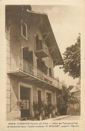 CPA FRANCE 73 "Curienne, hôtel des touristes de Challes les Eaux"