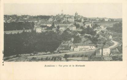 CPA FRANCE 89 "Avallon, vue prise de la Morlande"