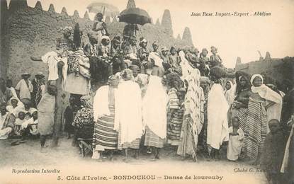 CPA COTE D'IVOIRE "Bondoukou, une danse"