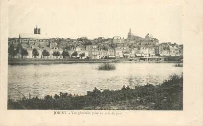 CPA FRANCE 89 "Joigny, vue générale prise en aval du pont"