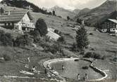 73 Savoie CPSM FRANCE 73 "Méribel les Allues, piscine de l'hôtel Grand Coeur et le vallon"
