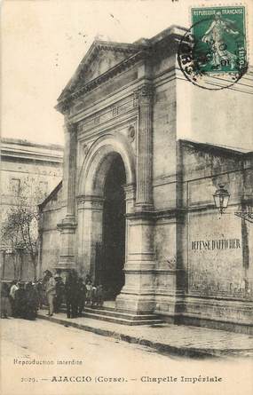 / CPA FRANCE 20 "Ajaccio , chapelle impériale"