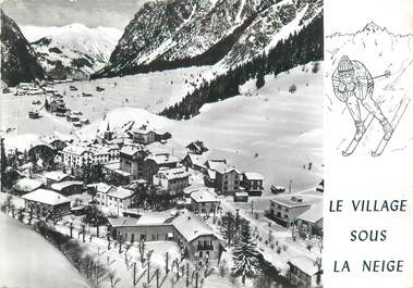 CPSM FRANCE 73 "Pragnolan La Vanoise, le village sous la neige"