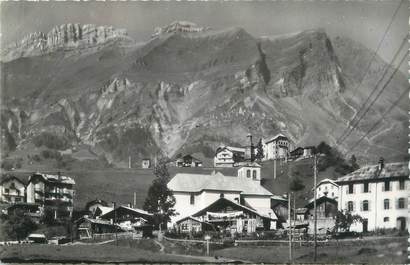 CPSM FRANCE 73 "La Giettaz, vue générale et chaîne des Aravis"