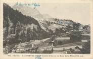 73 Savoie CPA FRANCE 73 "La Giettaz, l'hôtel Jeanne d'Arc et les Rocs de la tête"